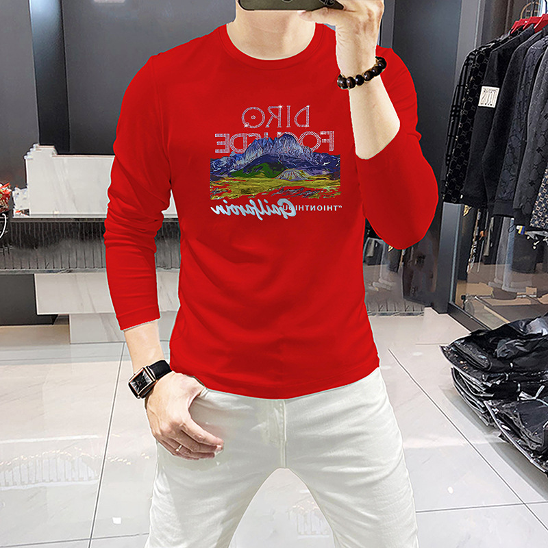 Мужская футболка с длинным рук – обзор и цена Undershirt Crew Neck