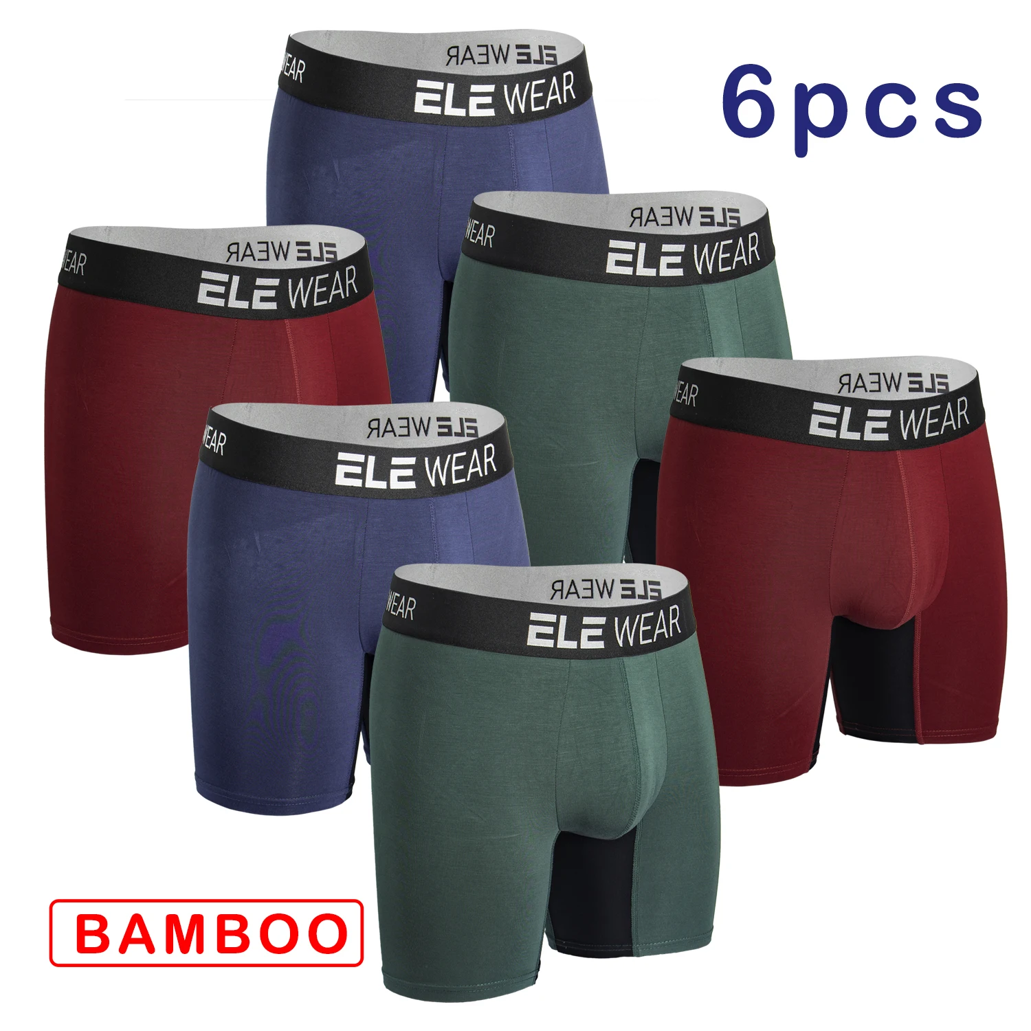 6 шт. мужских боксеров из бамб – обзор и цена Bamboo Fiber Trunk