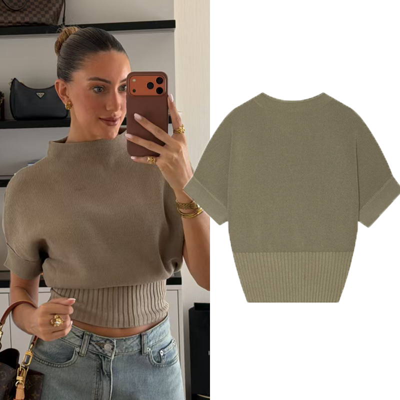 Женский укороченный вязаный жи – обзор и цена Tank Top Ribbed