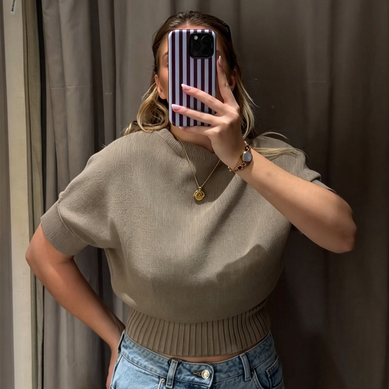 Женский укороченный вязаный жи – обзор и цена Tank Top Ribbed