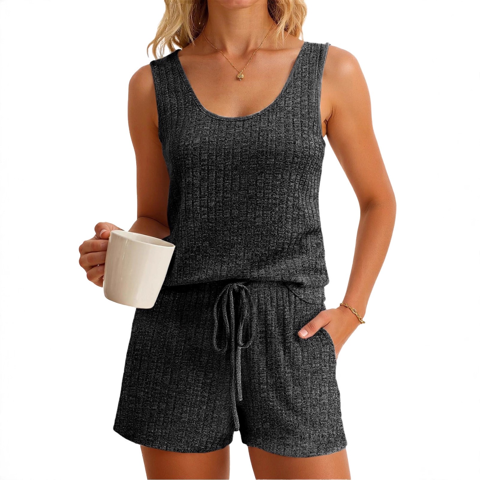 Женский комплект для весны-лет – обзор и цена Tank Top Ribbed